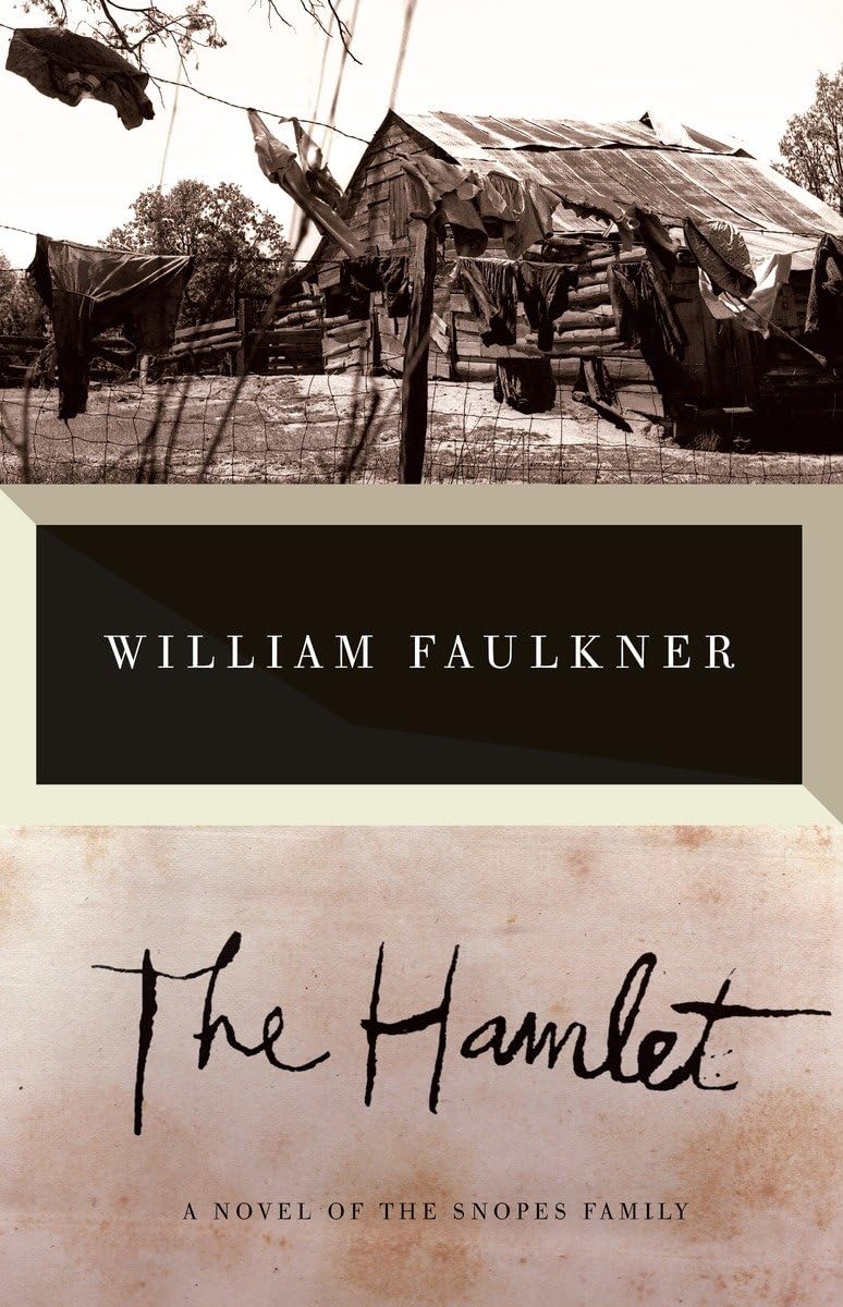 The Hamlet by William Faulkner book cover